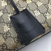 Gucci Padlock Monogram Flora Shoulder Bag GG 498156 26cm - 6