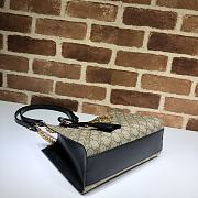 Gucci Padlock Monogram Flora Shoulder Bag GG 498156 26cm - 5