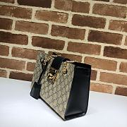 Gucci Padlock Monogram Flora Shoulder Bag GG 498156 26cm - 4