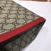 Gucci Padlock Monogram Flora Shoulder Bag GG Red 498156 26cm - 6