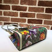 Gucci Padlock Monogram Flora Shoulder Bag GG White Flower 498156 26cm - 6