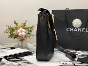 Chanel Calfskin Hobo Bag Black AS2844 29 cm - 6