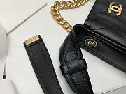 Chanel Calfskin Hobo Bag Black AS2844 29 cm - 5