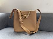 Chanel Calfskin Hobo Bag Beige AS2844 29 cm - 1