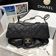 Chanel Flap Shopping Bag Black 30x18x4cm - 2