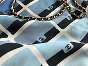 Chanel Foldable Tote Bag Grained Calfskin & Gold-Tone Metal Blue AP2095 - 6