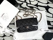Chanel Foldable Tote Bag Grained Calfskin & Gold-Tone Metal Blue AP2095 - 2