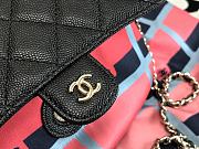 Chanel Foldable Tote Bag Grained Calfskin & Gold-Tone Metal Red AP2095 - 4