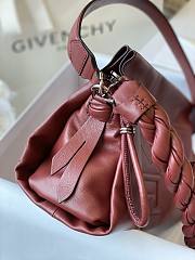 Givenchy Medium ID93 Shoulder Bag In Red Brown BB50E 27x15x20cm - 2