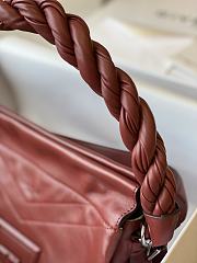 Givenchy Medium ID93 Shoulder Bag In Red Brown BB50E 27x15x20cm - 3