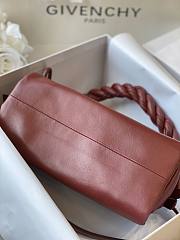 Givenchy Medium ID93 Shoulder Bag In Red Brown BB50E 27x15x20cm - 4