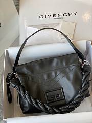 Givenchy Medium ID93 Shoulder Bag In Black BB50E 27x15x20cm - 1