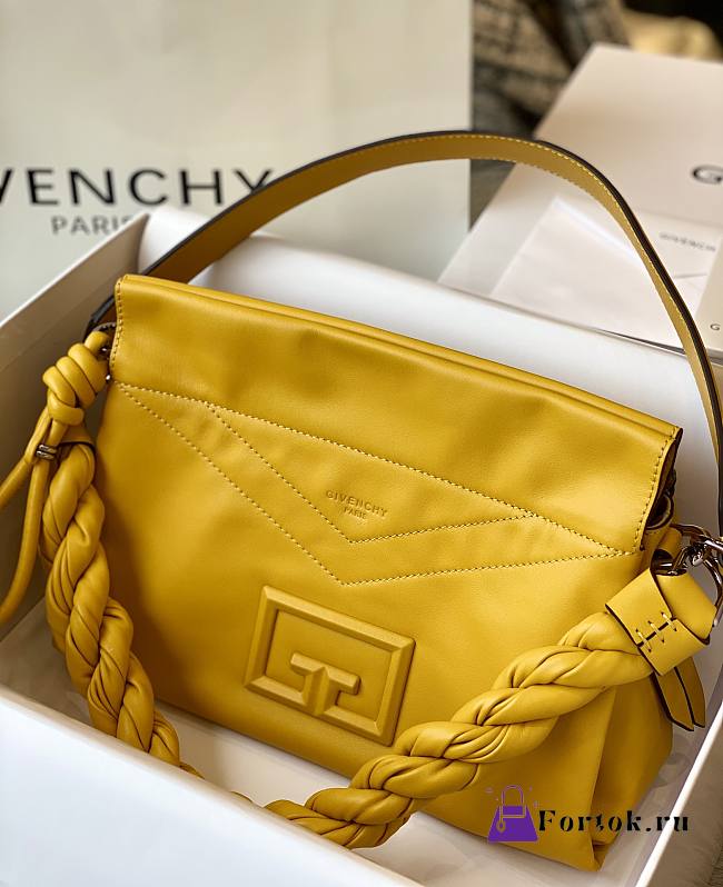 Givenchy Medium ID93 Shoulder Bag In Yellow BB50E 27x15x20cm - 1