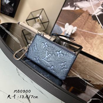 Louis Vuitton Key Pouch M80900 13.5 x 7 x 1.5 cm