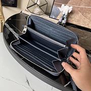 Louis Vuitton Zippy Wallet Navy M80958 19.5x10cm - 2