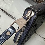 Louis Vuitton Zippy Wallet Navy M80958 19.5x10cm - 5