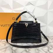 Louis Vuitton Capucines In Crocodile Leather 31x20x11cm   - 1