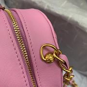Chanel Heart Shaped Pre-spring 2022 Pink 20×17×6.5cm - 5