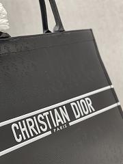 Dior Book Tote Black Leather M1286 41x32cm - 6