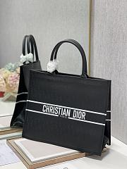 Dior Book Tote Black Leather M1286 41x32cm - 5