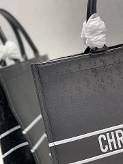Dior Book Tote Black Leather M1286 41x32cm - 4
