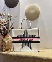 Dior Dioralps Book Tote Three-Tone Embroidery White M1286 41.5 cm - 1