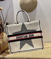 Dior Dioralps Book Tote Three-Tone Embroidery White M1286 41.5 cm - 6