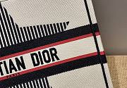 Dior Dioralps Book Tote Three-Tone Embroidery White M1286 41.5 cm - 5