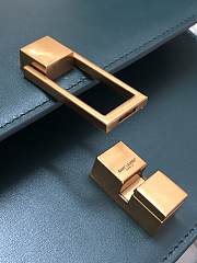 Ysl Carre Satchel In Box Dark Green 6332141 23.0x17.5x6.5cm  - 4