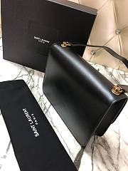 Ysl Carre Satchel In Box Black 6332141 23.0x17.5x6.5cm  - 6