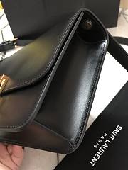 Ysl Carre Satchel In Box Black 6332141 23.0x17.5x6.5cm  - 5