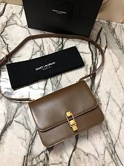 Ysl Carre Satchel In Box Brown 6332141 23.0x17.5x6.5cm  - 1