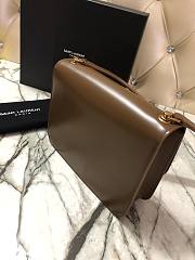 Ysl Carre Satchel In Box Brown 6332141 23.0x17.5x6.5cm  - 5