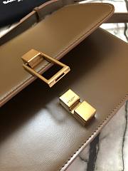 Ysl Carre Satchel In Box Brown 6332141 23.0x17.5x6.5cm  - 6