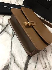 Ysl Carre Satchel In Box Brown 6332141 23.0x17.5x6.5cm  - 2