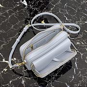 Dior Saddle Double Pouch In Light Blue S5668CCEH 19 x 10.5 x 5 cm - 6