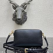 Dior Saddle Double Pouch In Black S5668CCEH 19 x 10.5 x 5 cm - 3