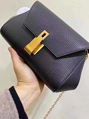 Bottega Veneta Mini Angle In Dark Blue 19x13x8cm - 5