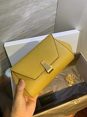 Bottega Veneta Mini Angle In Mustard Yellow 19x13x8cm - 3