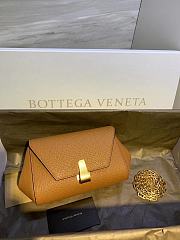 Bottega Veneta Mini Angle In Brown 19x13x8cm - 1