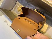 Bottega Veneta Mini Angle In Brown 19x13x8cm - 6