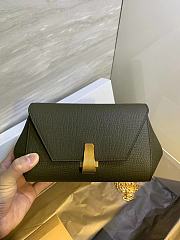 Bottega Veneta Mini Angle In Olive Green 19x13x8cm - 1