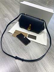 Bottega Veneta BV Angle Bag In Dark Blue 576143 20x43x16cm - 1