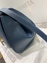 Bottega Veneta BV Angle Bag In Dark Blue 576143 20x43x16cm - 5