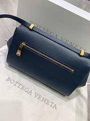 Bottega Veneta BV Angle Bag In Dark Blue 576143 20x43x16cm - 3