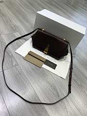 Bottega Veneta BV Angle Bag In Wine Red 576143 20x43x16cm - 1