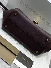 Bottega Veneta BV Angle Bag In Wine Red 576143 20x43x16cm - 5