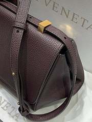 Bottega Veneta BV Angle Bag In Wine Red 576143 20x43x16cm - 4
