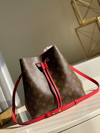 Louis Vuitton NéoNoé MM In Red M44021 26x26x17.5cm