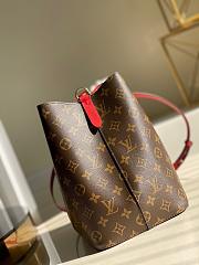 Louis Vuitton NéoNoé MM In Red M44021 26x26x17.5cm - 4